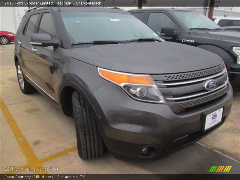 Magnetic / Charcoal Black 2015 Ford Explorer Limited
