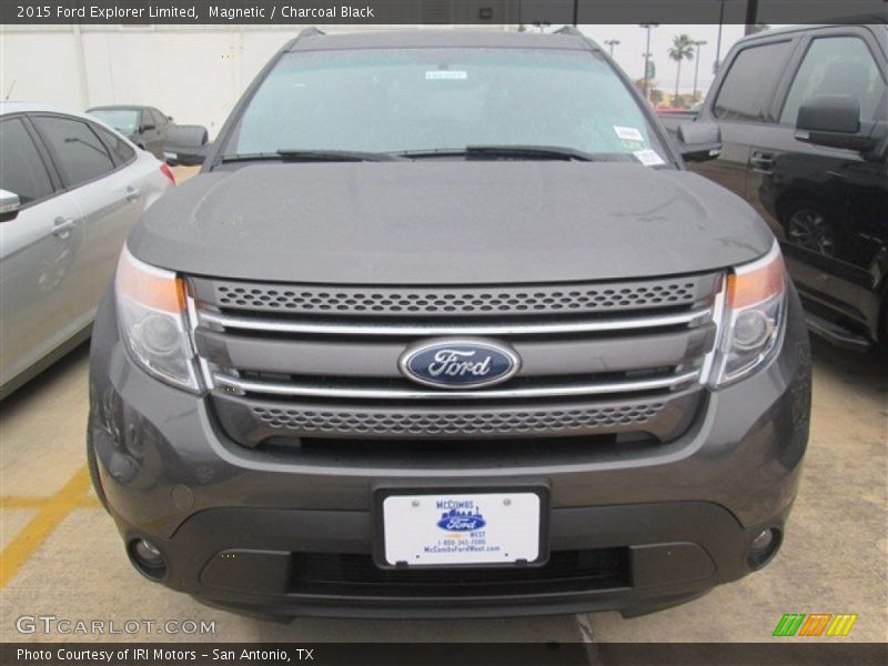 Magnetic / Charcoal Black 2015 Ford Explorer Limited