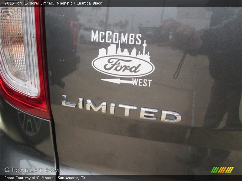 Magnetic / Charcoal Black 2015 Ford Explorer Limited