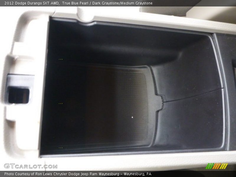 True Blue Pearl / Dark Graystone/Medium Graystone 2012 Dodge Durango SXT AWD