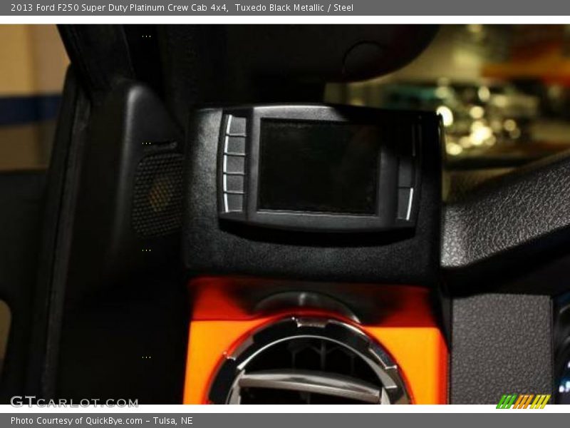 Tuxedo Black Metallic / Steel 2013 Ford F250 Super Duty Platinum Crew Cab 4x4