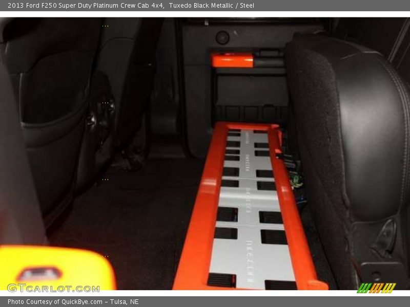 Tuxedo Black Metallic / Steel 2013 Ford F250 Super Duty Platinum Crew Cab 4x4