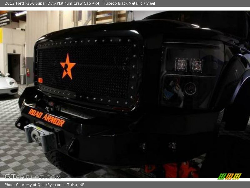 Tuxedo Black Metallic / Steel 2013 Ford F250 Super Duty Platinum Crew Cab 4x4