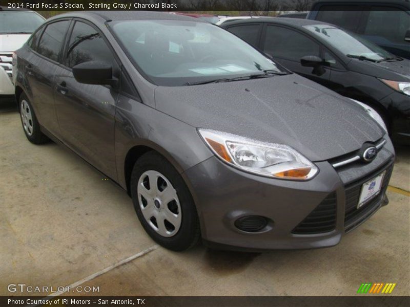 Sterling Gray / Charcoal Black 2014 Ford Focus S Sedan