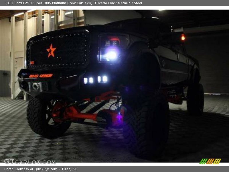 Tuxedo Black Metallic / Steel 2013 Ford F250 Super Duty Platinum Crew Cab 4x4