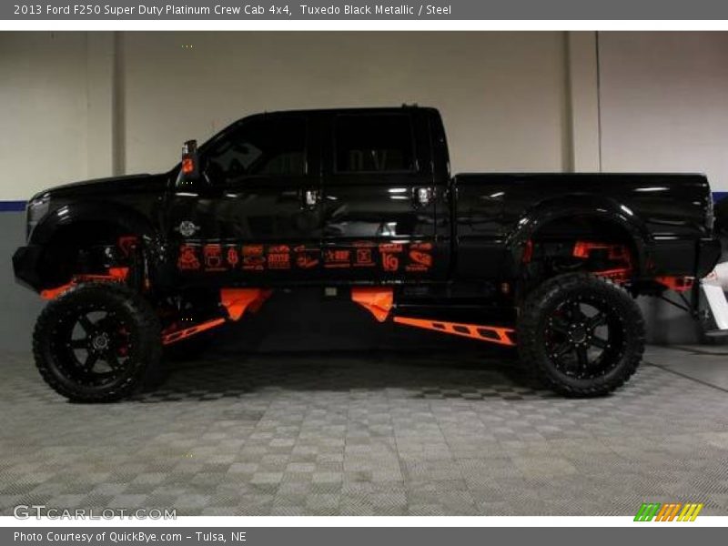 Tuxedo Black Metallic / Steel 2013 Ford F250 Super Duty Platinum Crew Cab 4x4