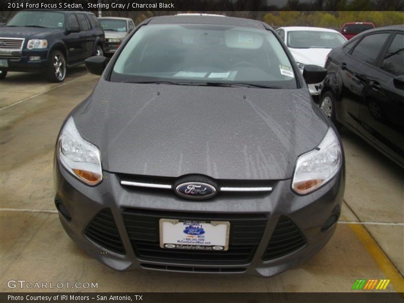 Sterling Gray / Charcoal Black 2014 Ford Focus S Sedan