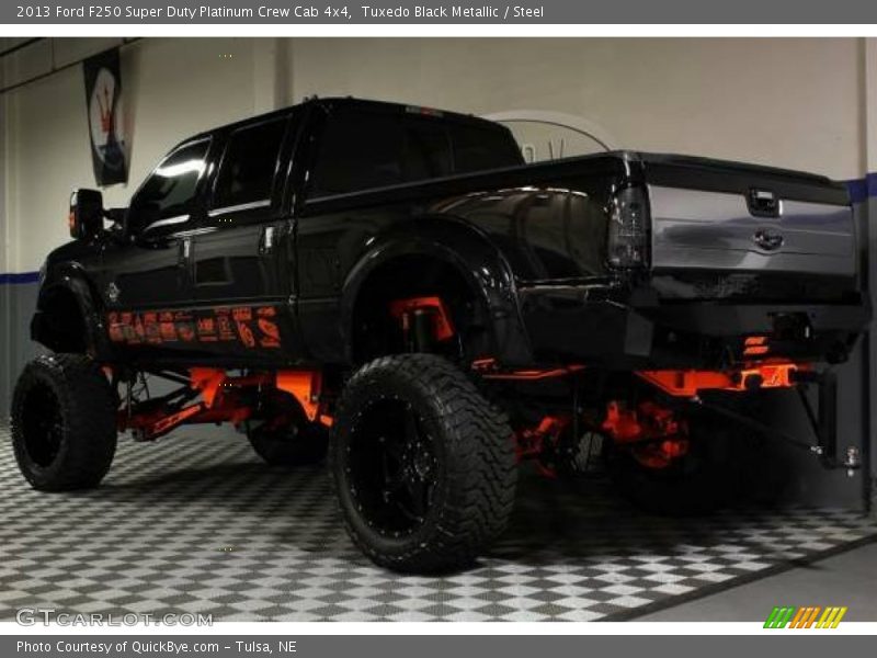 Tuxedo Black Metallic / Steel 2013 Ford F250 Super Duty Platinum Crew Cab 4x4