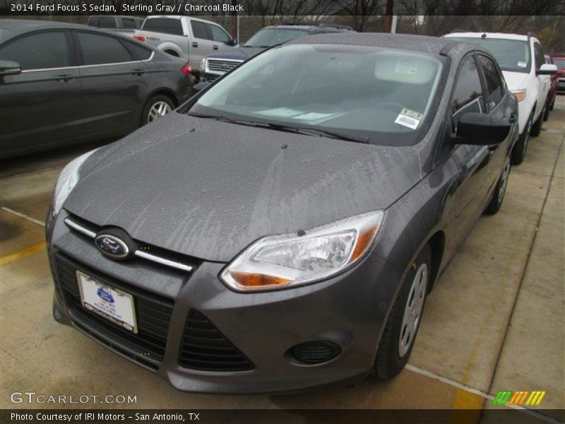 Sterling Gray / Charcoal Black 2014 Ford Focus S Sedan