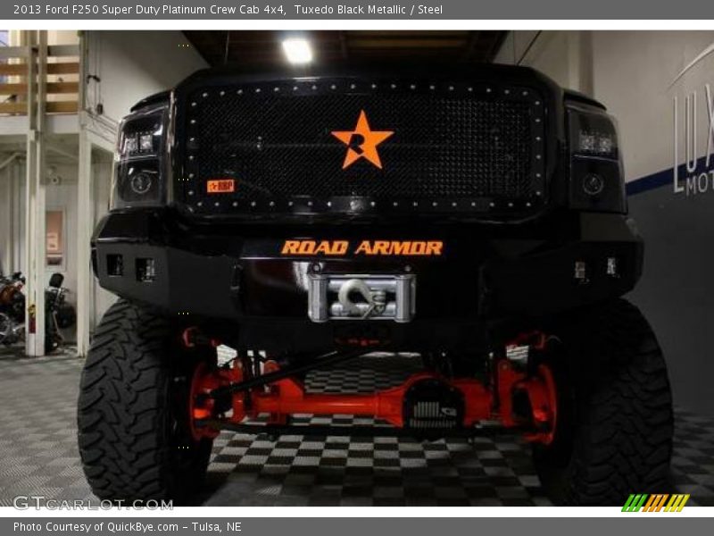 Tuxedo Black Metallic / Steel 2013 Ford F250 Super Duty Platinum Crew Cab 4x4