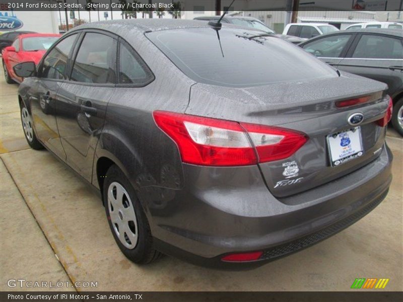Sterling Gray / Charcoal Black 2014 Ford Focus S Sedan