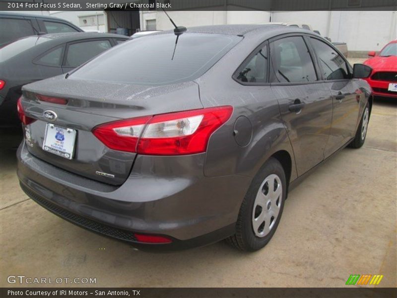 Sterling Gray / Charcoal Black 2014 Ford Focus S Sedan