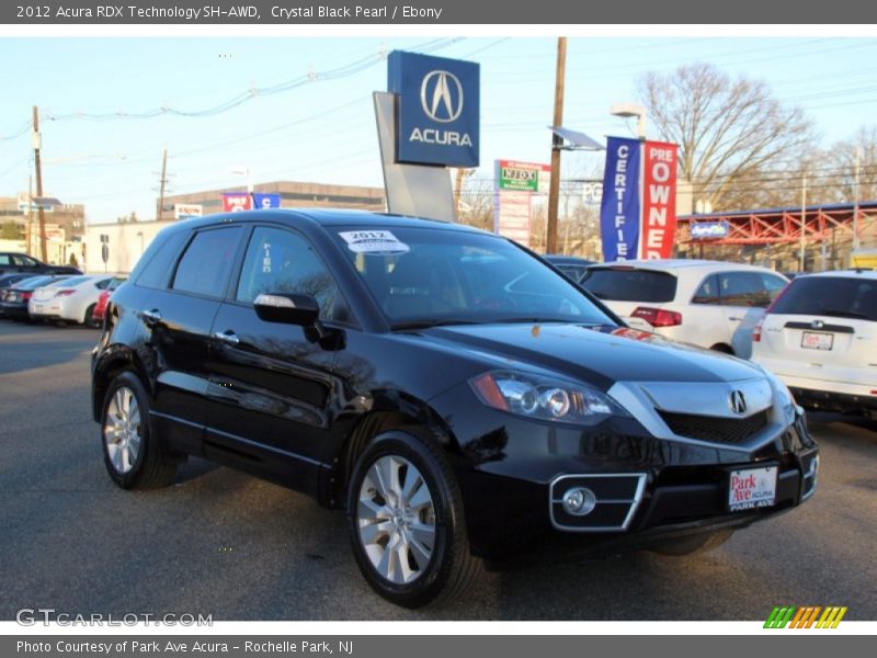 Crystal Black Pearl / Ebony 2012 Acura RDX Technology SH-AWD