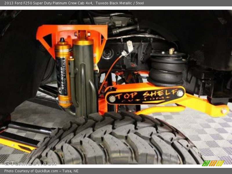 Tuxedo Black Metallic / Steel 2013 Ford F250 Super Duty Platinum Crew Cab 4x4
