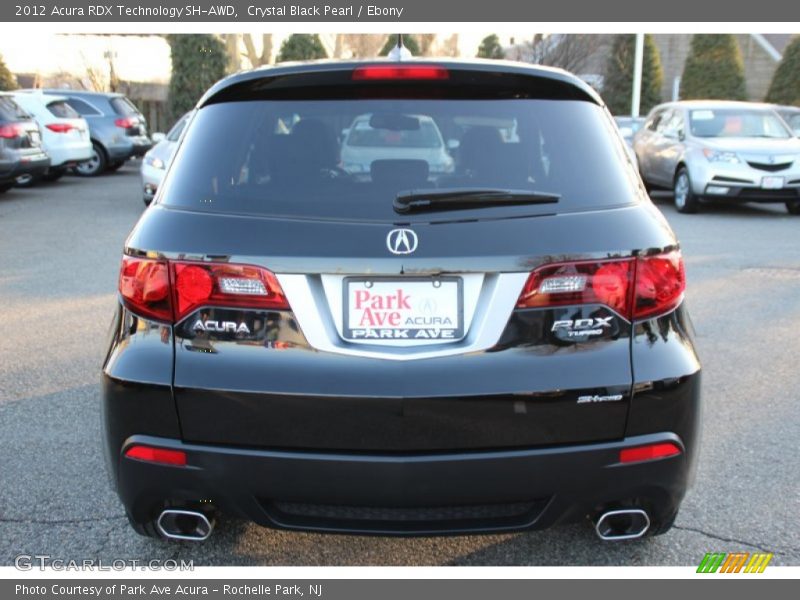 Crystal Black Pearl / Ebony 2012 Acura RDX Technology SH-AWD