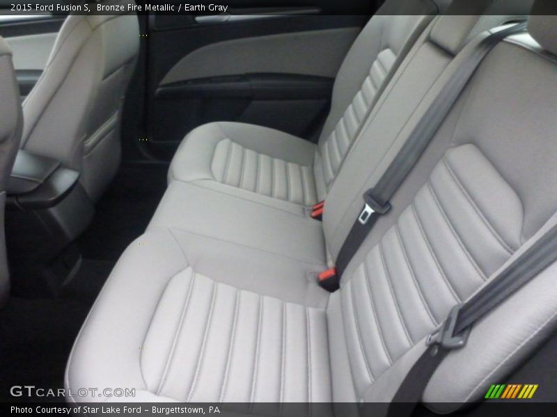 Bronze Fire Metallic / Earth Gray 2015 Ford Fusion S