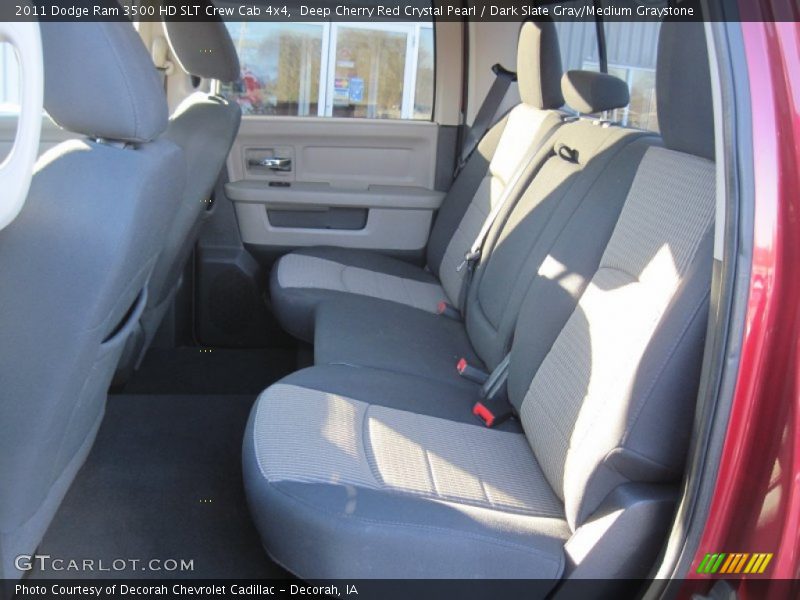 Deep Cherry Red Crystal Pearl / Dark Slate Gray/Medium Graystone 2011 Dodge Ram 3500 HD SLT Crew Cab 4x4
