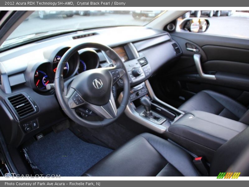 Crystal Black Pearl / Ebony 2012 Acura RDX Technology SH-AWD