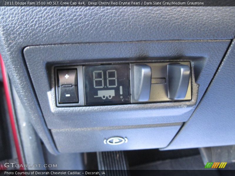 Deep Cherry Red Crystal Pearl / Dark Slate Gray/Medium Graystone 2011 Dodge Ram 3500 HD SLT Crew Cab 4x4