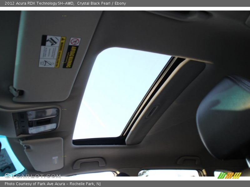 Crystal Black Pearl / Ebony 2012 Acura RDX Technology SH-AWD