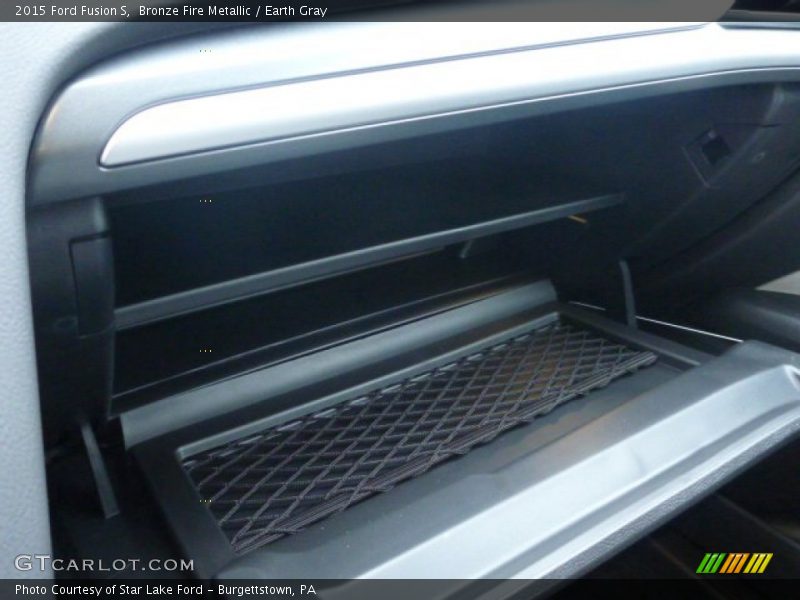 Bronze Fire Metallic / Earth Gray 2015 Ford Fusion S