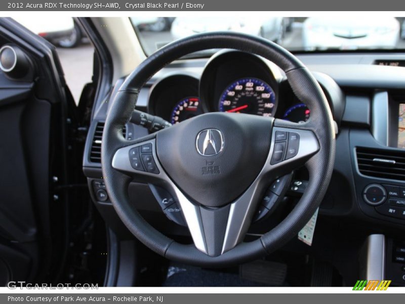 Crystal Black Pearl / Ebony 2012 Acura RDX Technology SH-AWD