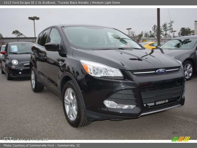 Tuxedo Black Metallic / Medium Light Stone 2013 Ford Escape SE 2.0L EcoBoost