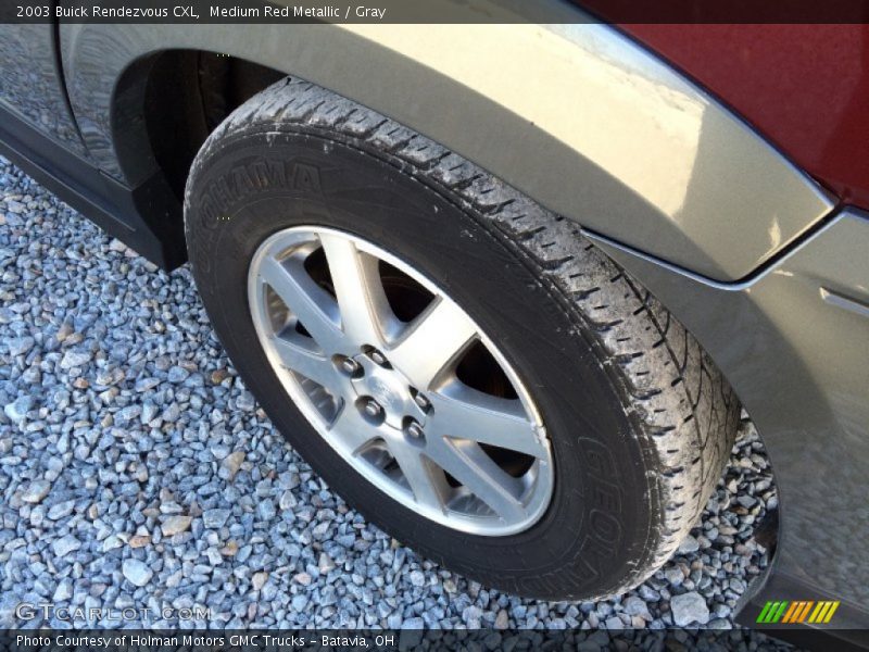 Medium Red Metallic / Gray 2003 Buick Rendezvous CXL