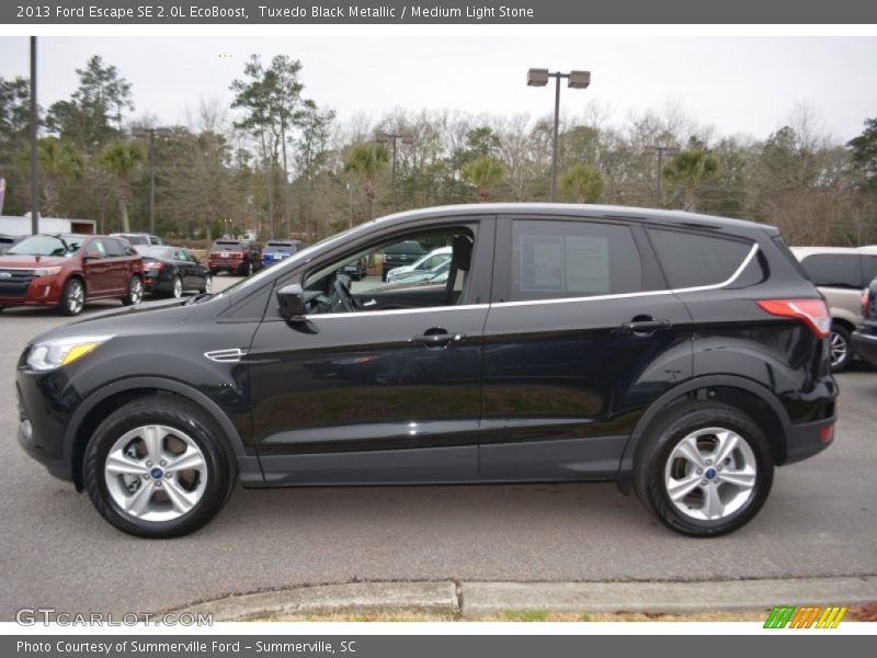 Tuxedo Black Metallic / Medium Light Stone 2013 Ford Escape SE 2.0L EcoBoost