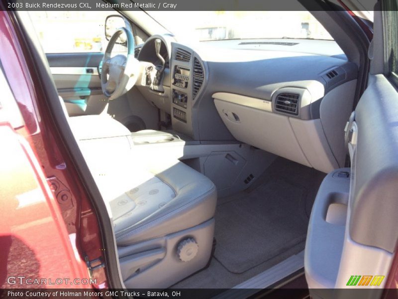 Medium Red Metallic / Gray 2003 Buick Rendezvous CXL