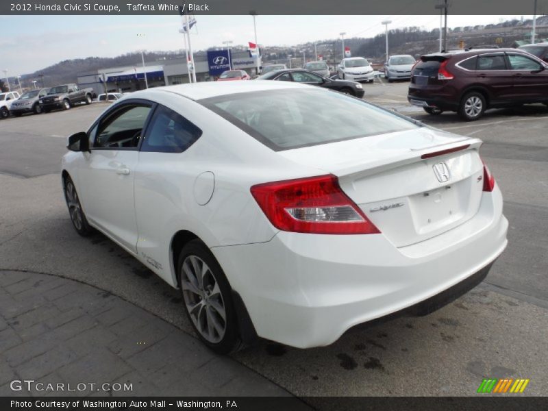 Taffeta White / Black 2012 Honda Civic Si Coupe
