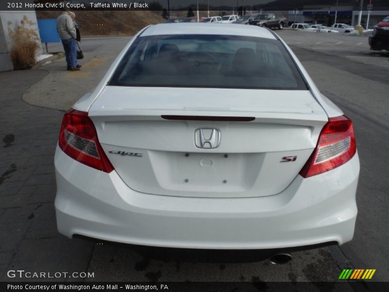 Taffeta White / Black 2012 Honda Civic Si Coupe
