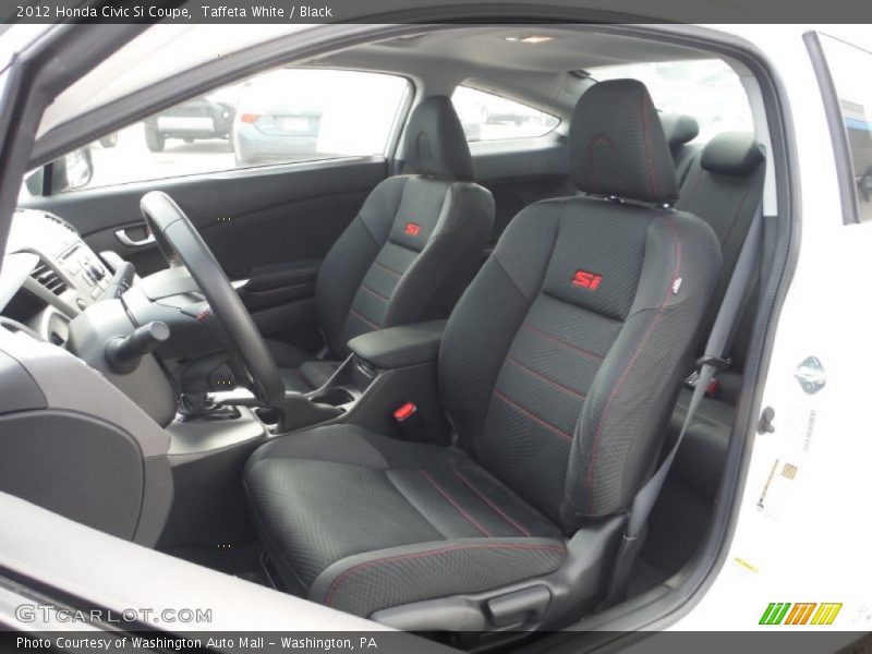 Taffeta White / Black 2012 Honda Civic Si Coupe