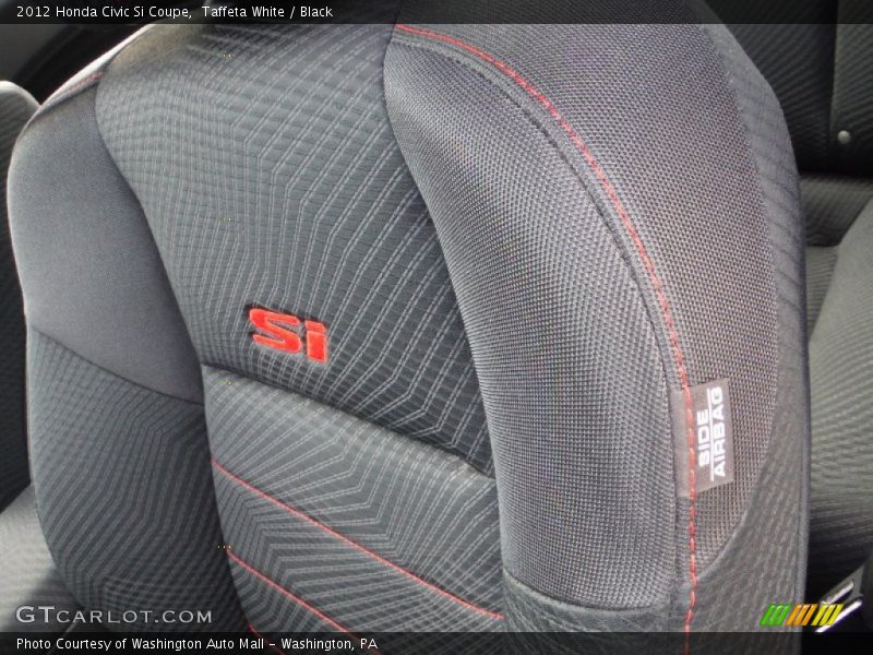 Taffeta White / Black 2012 Honda Civic Si Coupe