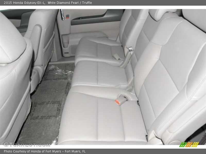 White Diamond Pearl / Truffle 2015 Honda Odyssey EX-L