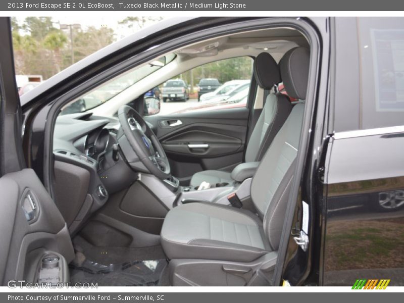 Tuxedo Black Metallic / Medium Light Stone 2013 Ford Escape SE 2.0L EcoBoost