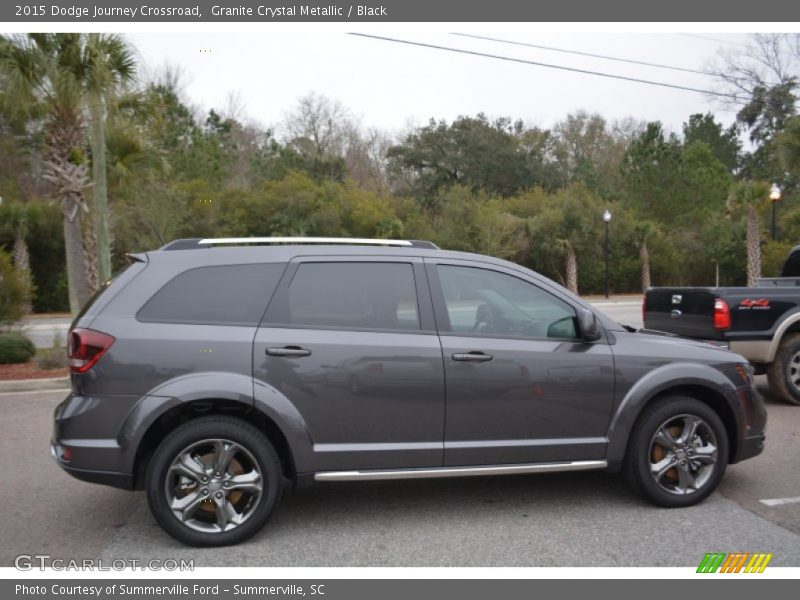 Granite Crystal Metallic / Black 2015 Dodge Journey Crossroad