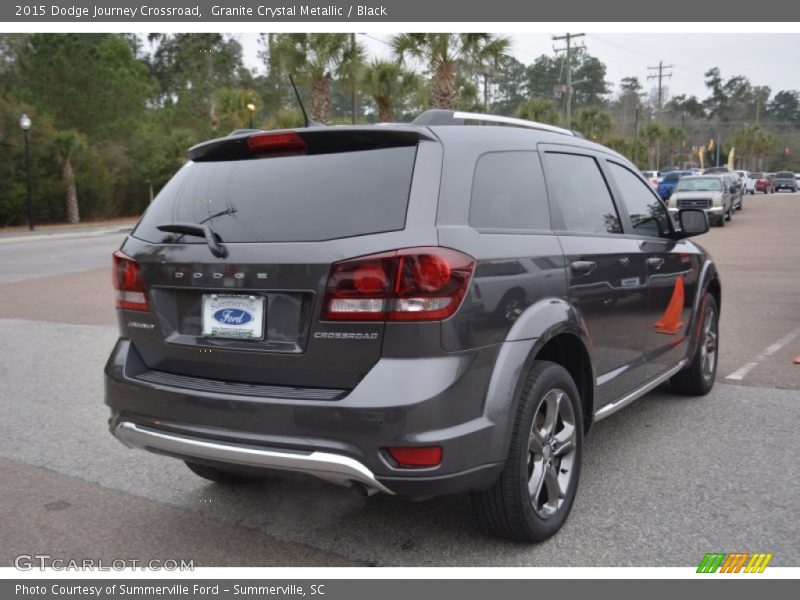 Granite Crystal Metallic / Black 2015 Dodge Journey Crossroad