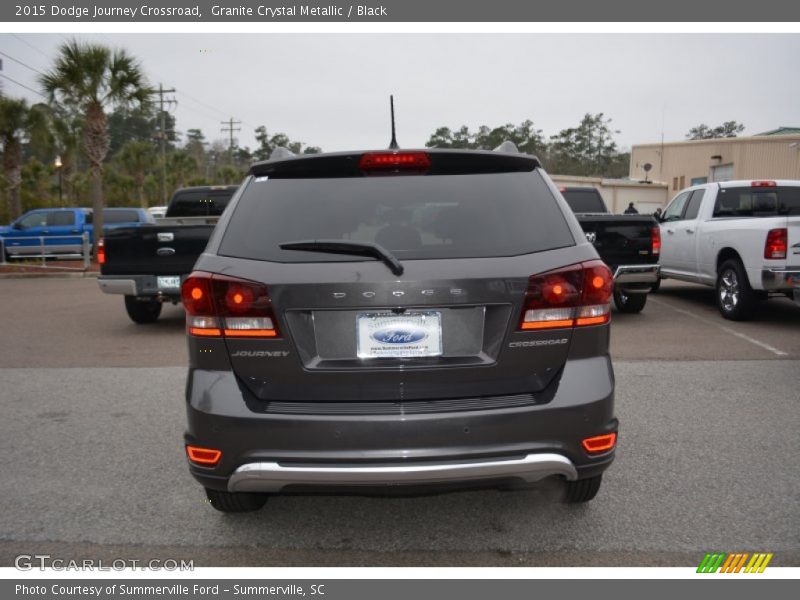 Granite Crystal Metallic / Black 2015 Dodge Journey Crossroad