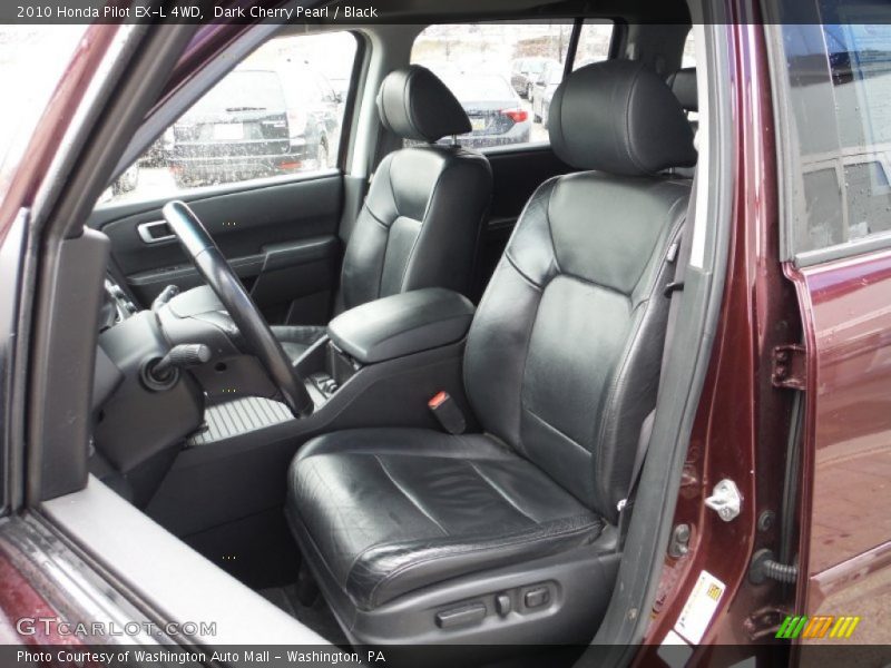 Dark Cherry Pearl / Black 2010 Honda Pilot EX-L 4WD