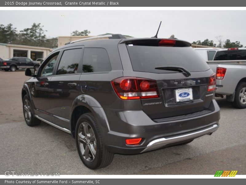 Granite Crystal Metallic / Black 2015 Dodge Journey Crossroad