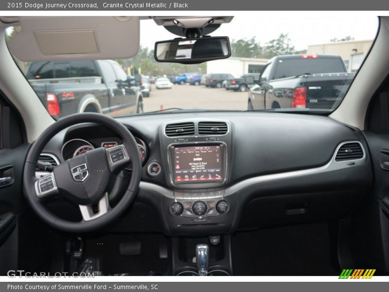 Granite Crystal Metallic / Black 2015 Dodge Journey Crossroad
