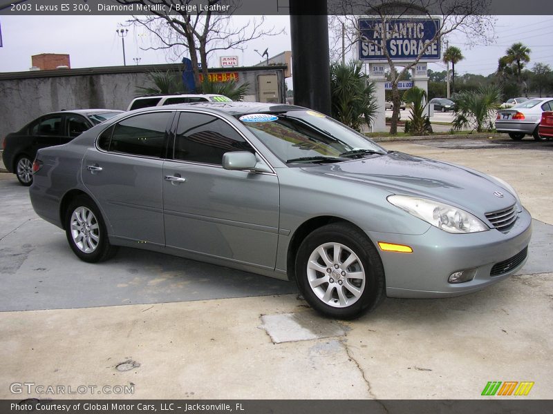 Diamond Metallic / Beige Leather 2003 Lexus ES 300