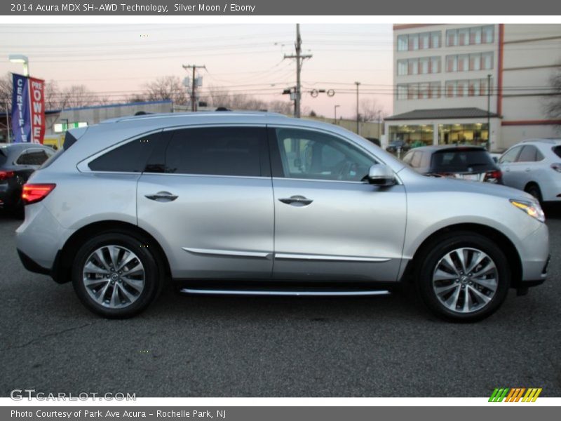 Silver Moon / Ebony 2014 Acura MDX SH-AWD Technology