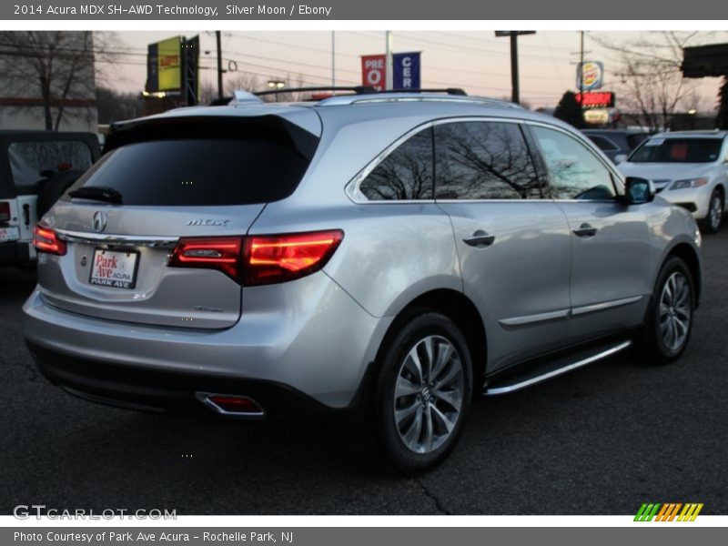 Silver Moon / Ebony 2014 Acura MDX SH-AWD Technology