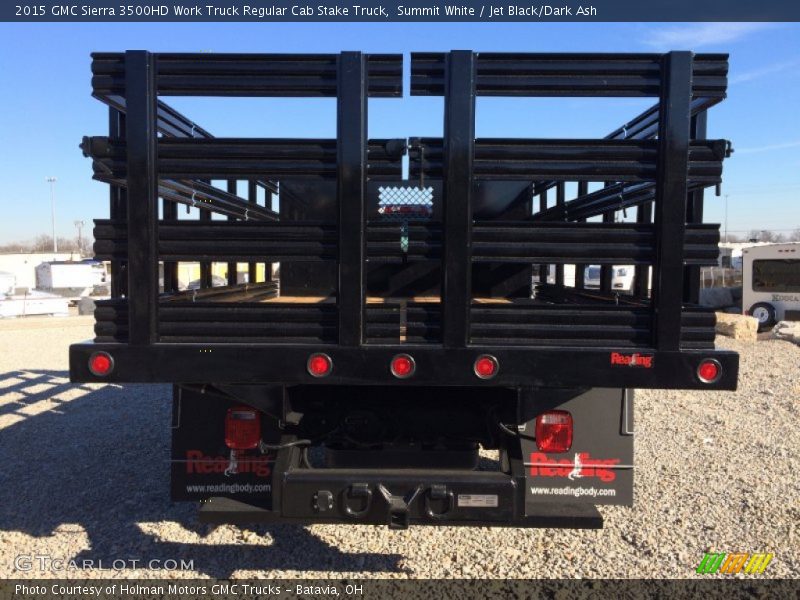 Summit White / Jet Black/Dark Ash 2015 GMC Sierra 3500HD Work Truck Regular Cab Stake Truck