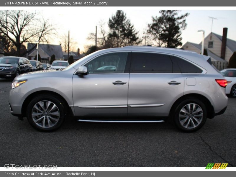 Silver Moon / Ebony 2014 Acura MDX SH-AWD Technology