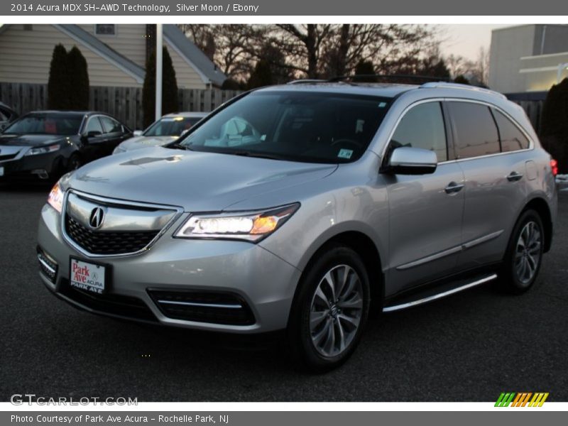 Silver Moon / Ebony 2014 Acura MDX SH-AWD Technology