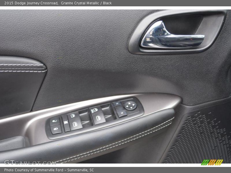 Granite Crystal Metallic / Black 2015 Dodge Journey Crossroad
