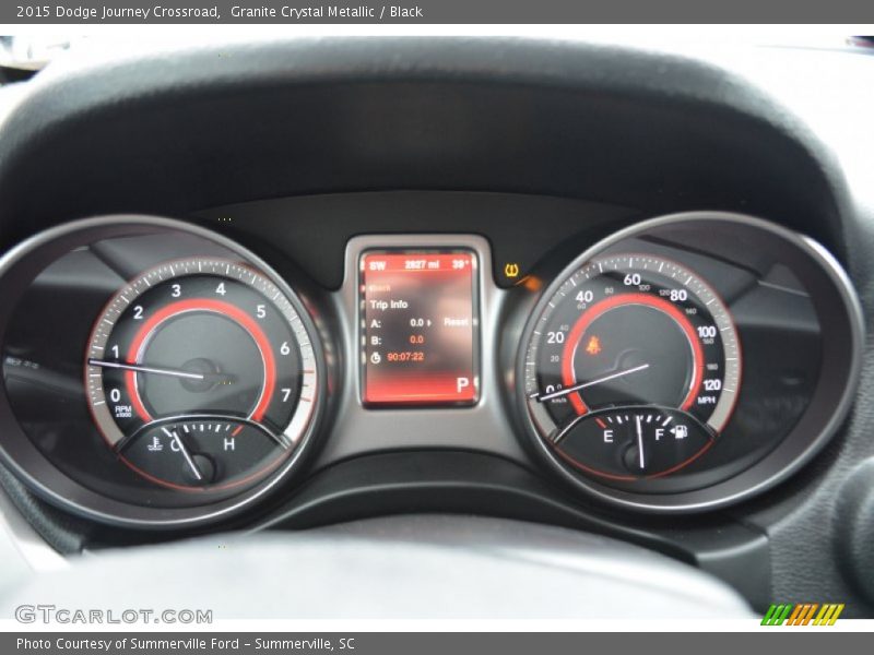 Granite Crystal Metallic / Black 2015 Dodge Journey Crossroad